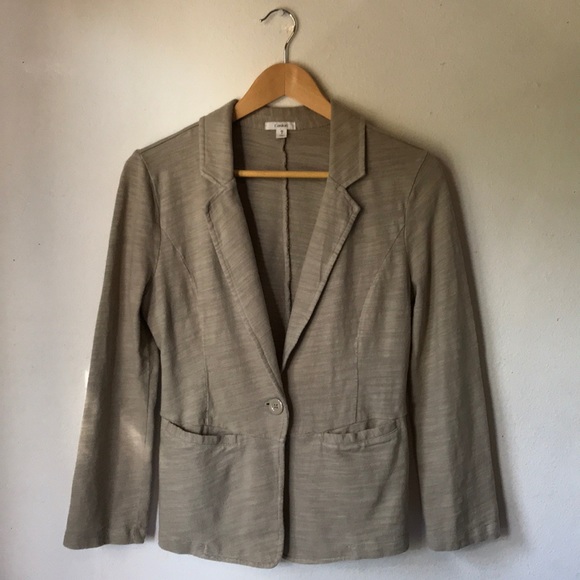 Taupe Caslon Lightweight Blazer - Petite M - Picture 5 of 7